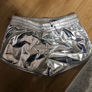 NWT Metallic Shorts